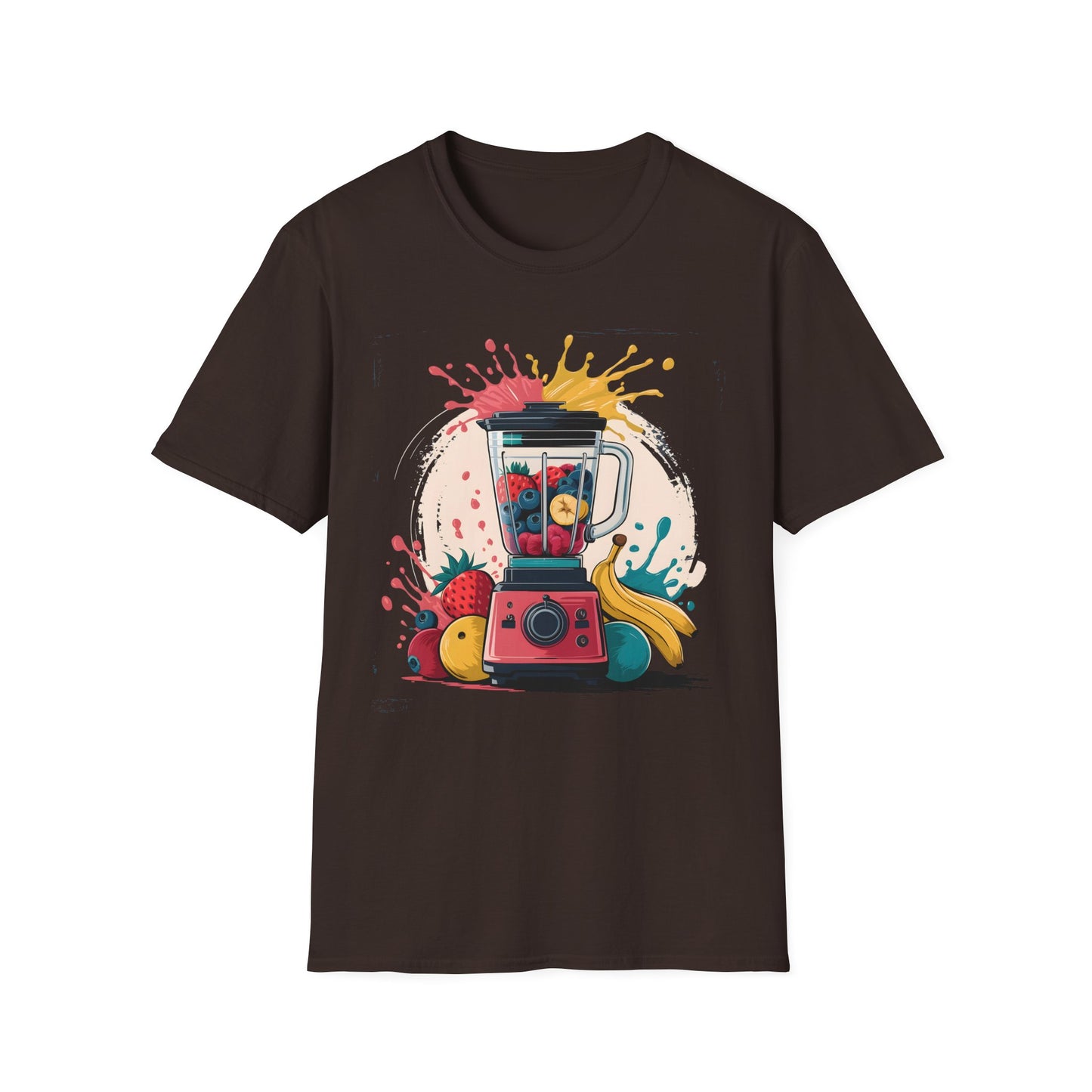Fruit Blender Splash - Painterly Smoothie Art Beverage T-shirt