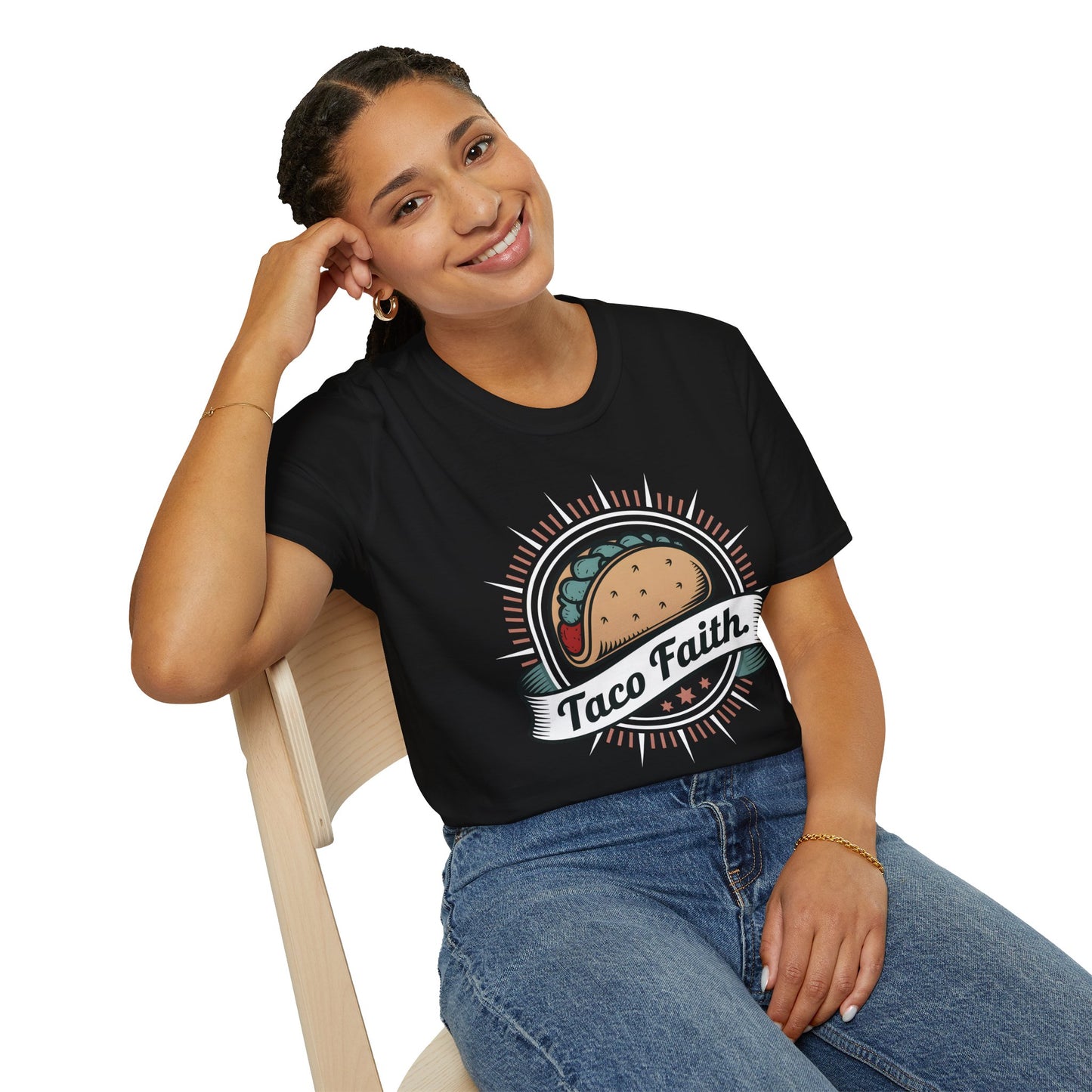 Taco Faith - Believe in the Power of Tacos Food T-Shirt