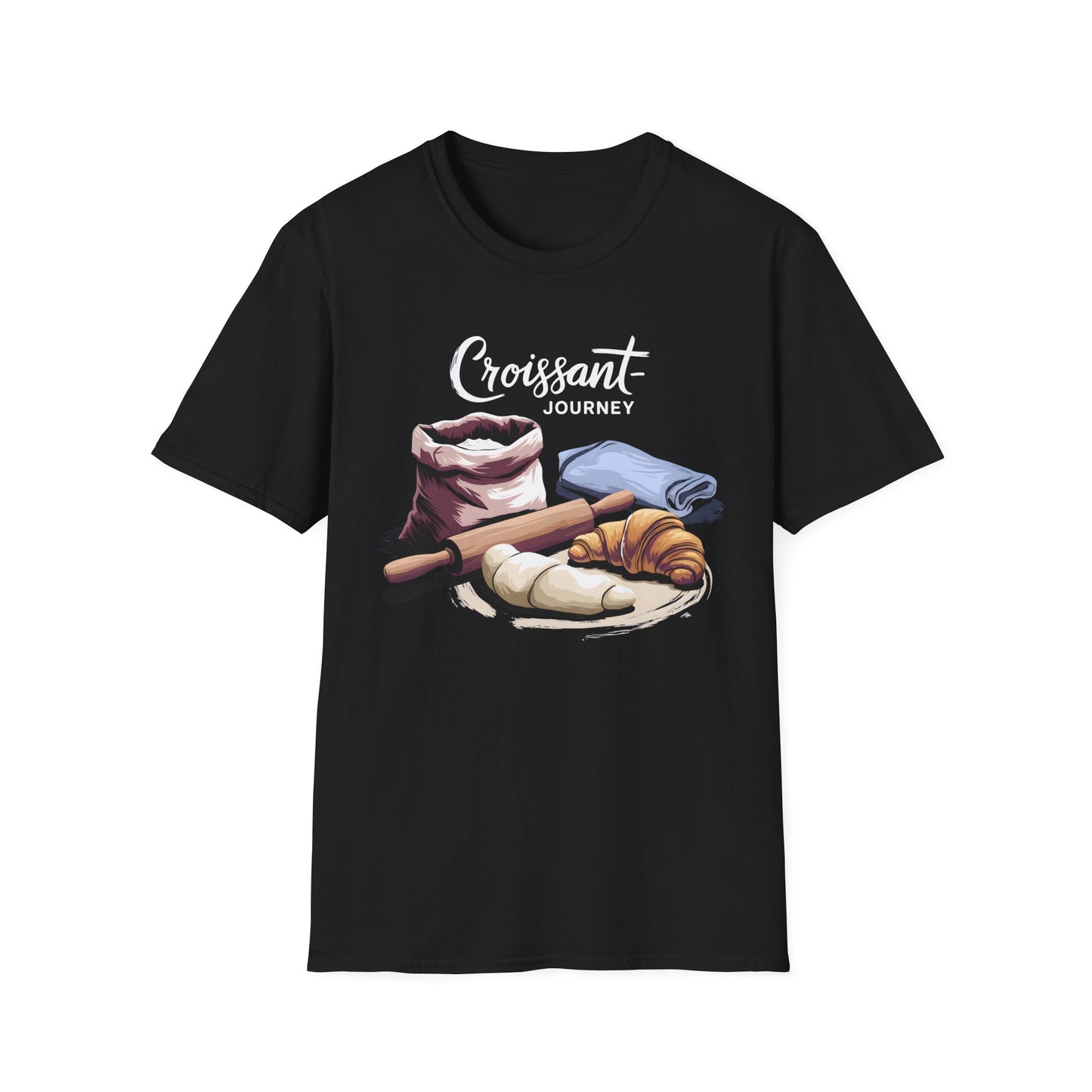 Croissant Journey - A Baker's Art, Bakery T-shirt