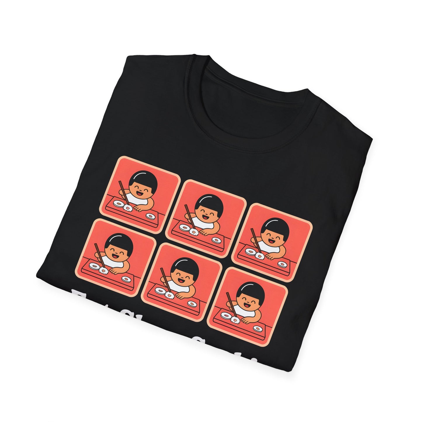 Eat Sleep Sushi Repeat - Adorable Pattern Food T-shirt