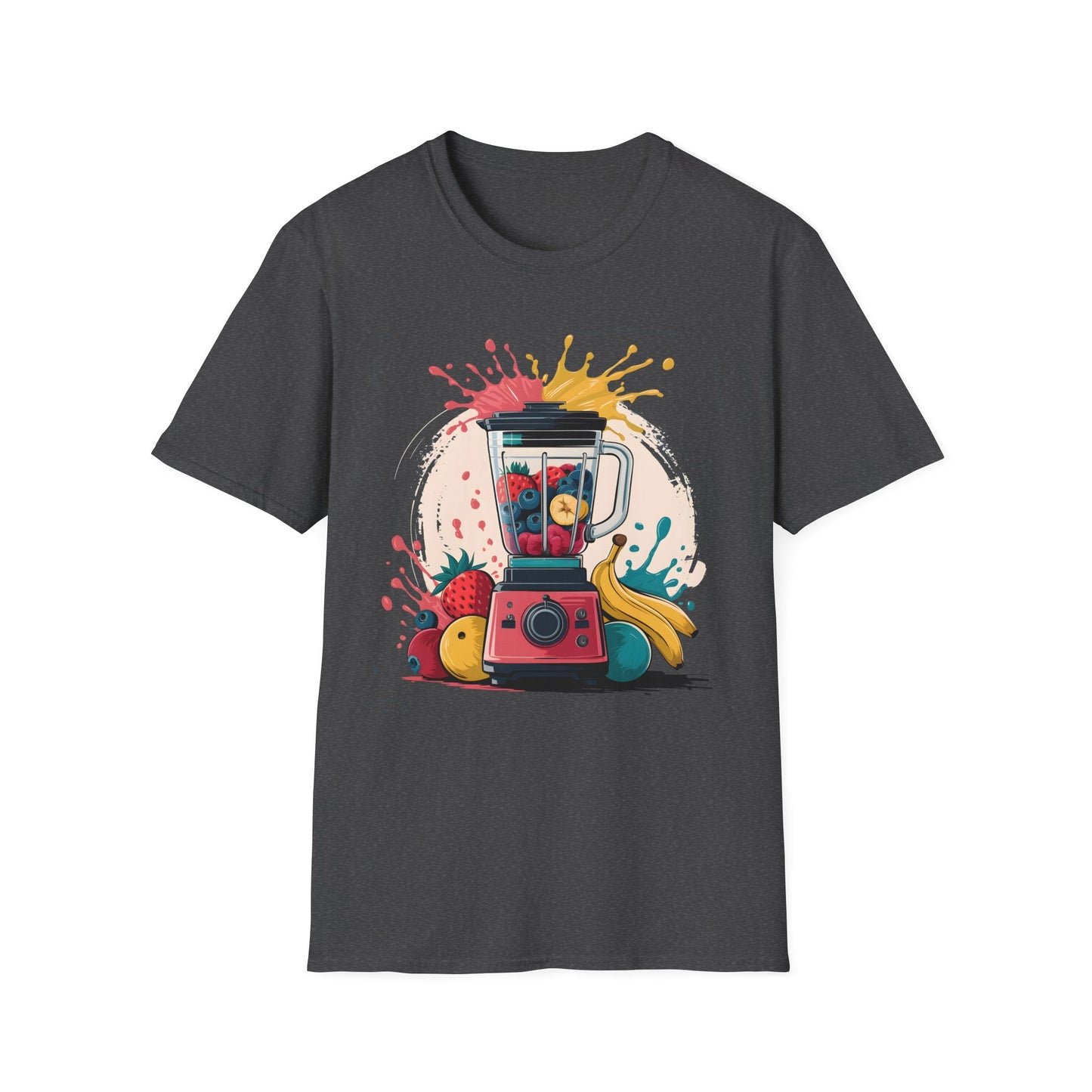 Fruit Blender Splash - Painterly Smoothie Art Beverage T-shirt