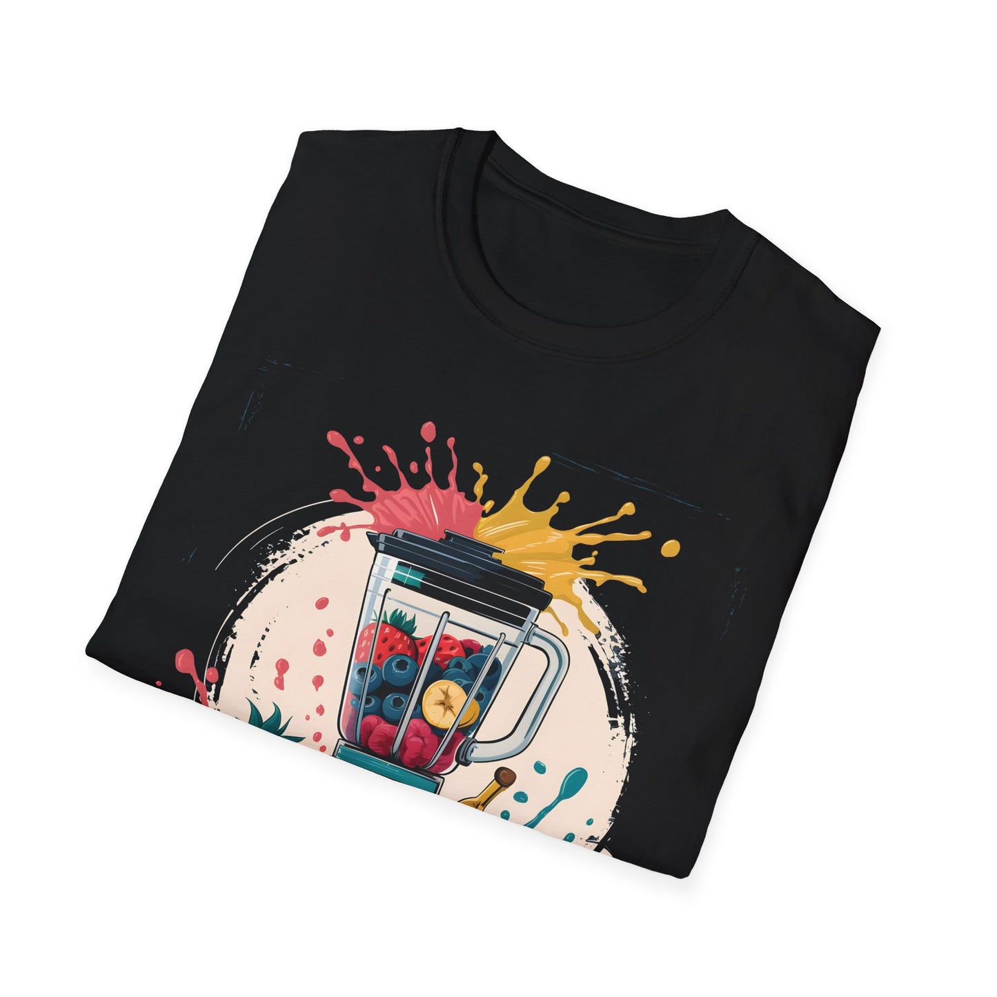 Fruit Blender Splash - Painterly Smoothie Art Beverage T-shirt