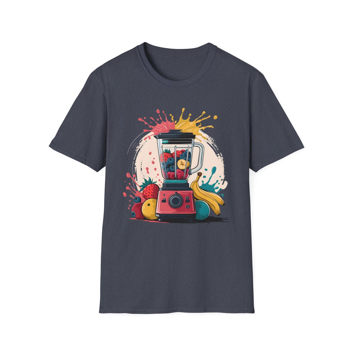 Fruit Blender Splash - Painterly Smoothie Art Beverage T-shirt