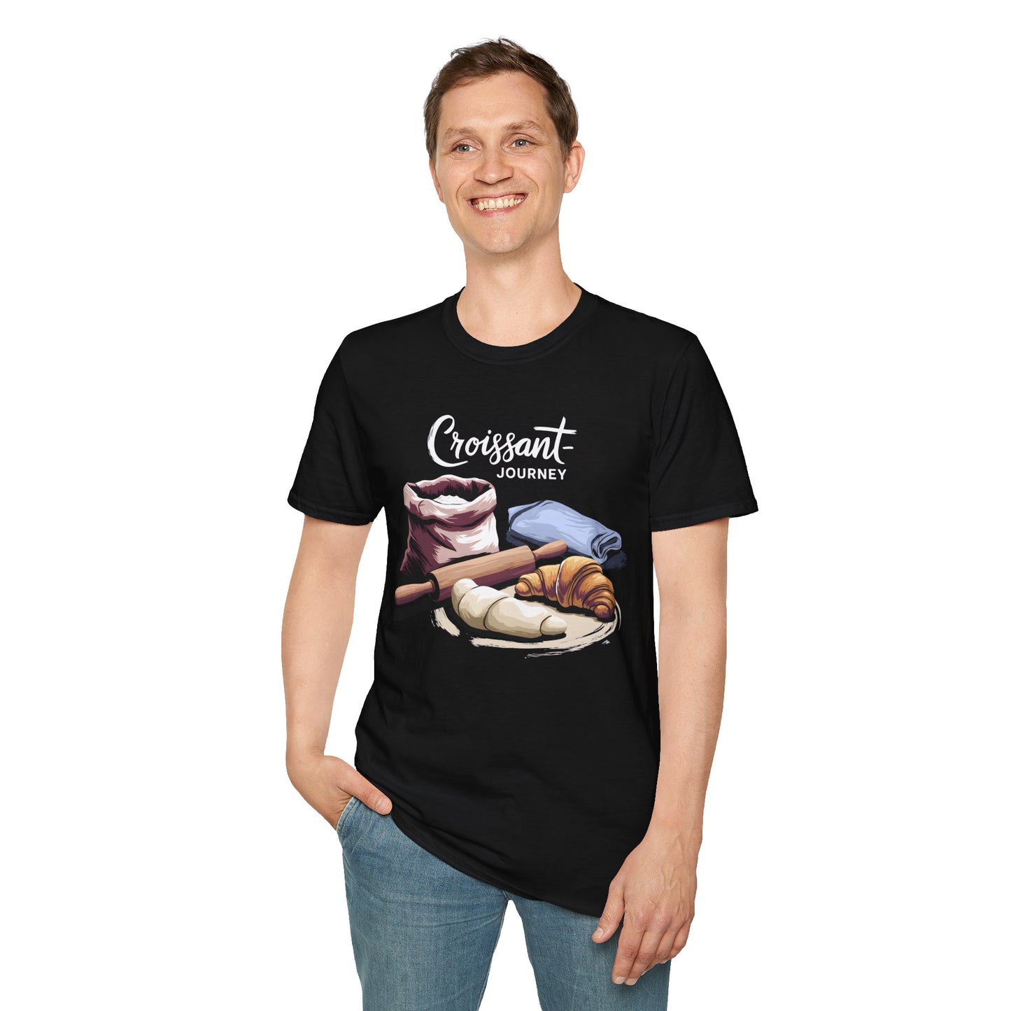Croissant Journey - A Baker's Art, Bakery T-shirt