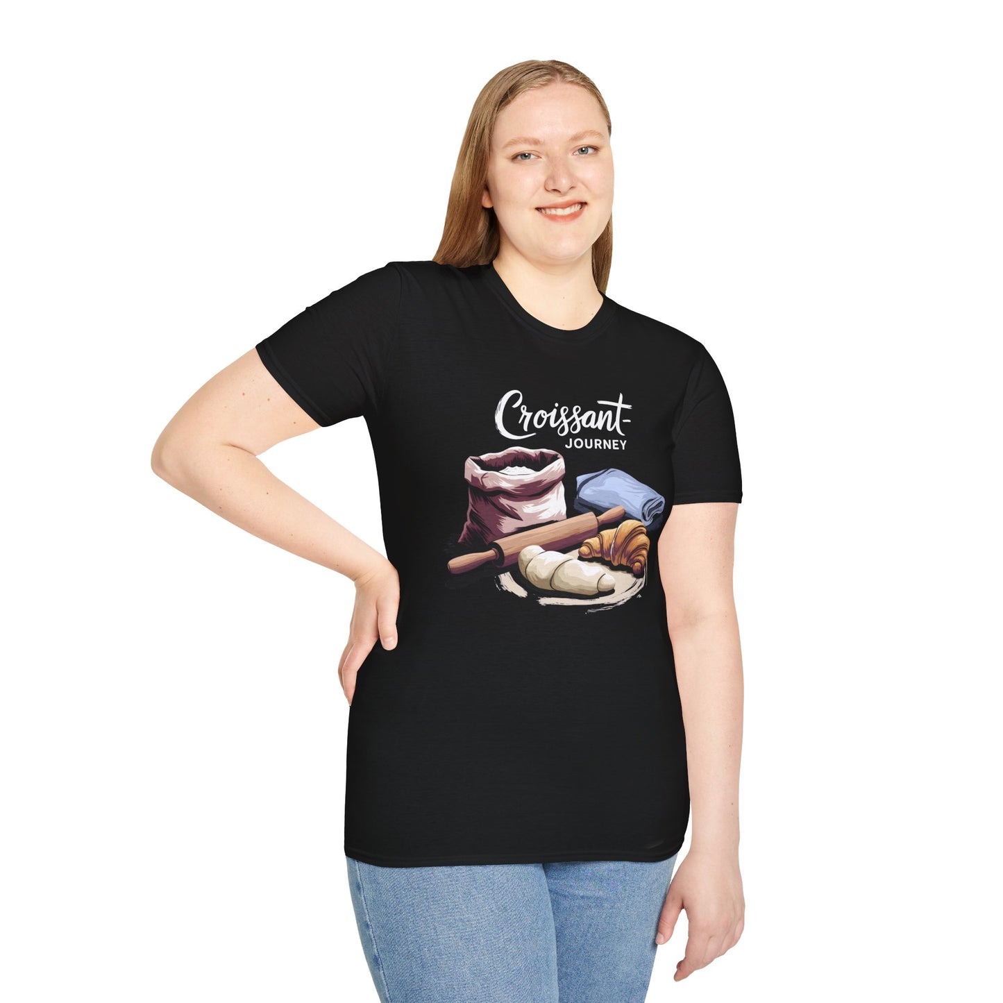 Croissant Journey - A Baker's Art, Bakery T-shirt