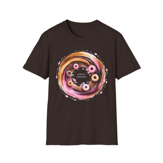 Donut Craving - Artistic Watercolor Bakery T-shirt