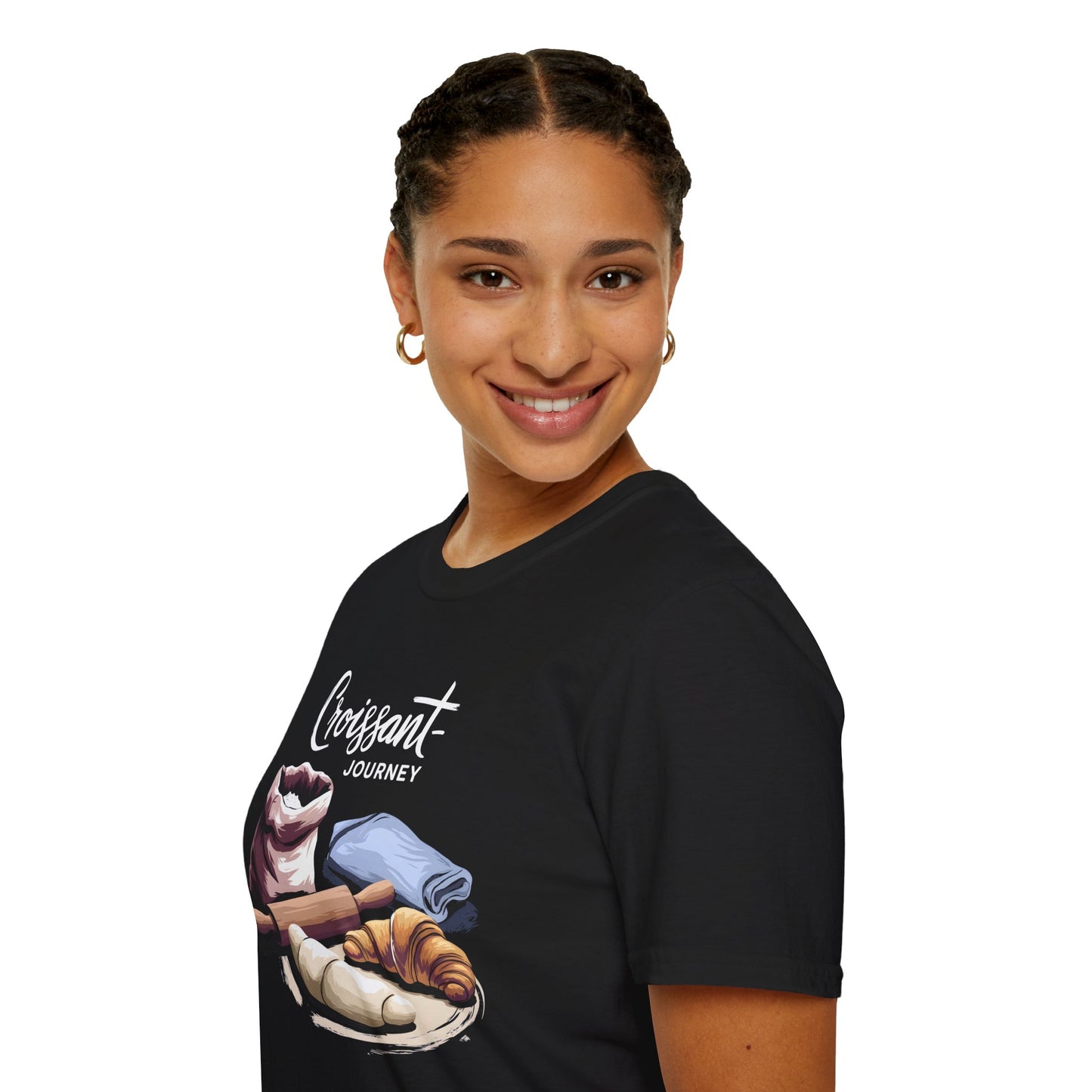 Croissant Journey - A Baker's Art, Bakery T-shirt