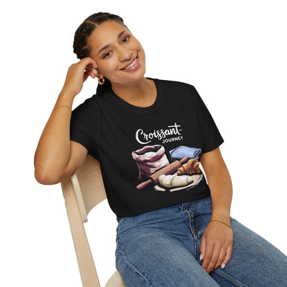 Croissant Journey - A Baker's Art, Bakery T-shirt