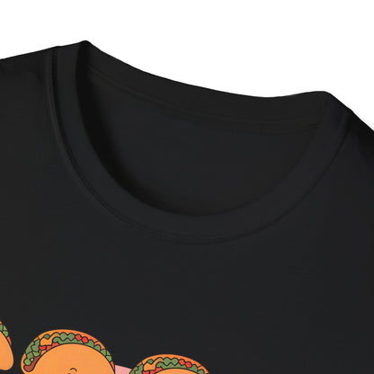 Funny Taco Pattern - Tacos with Attitude Food T-shirt