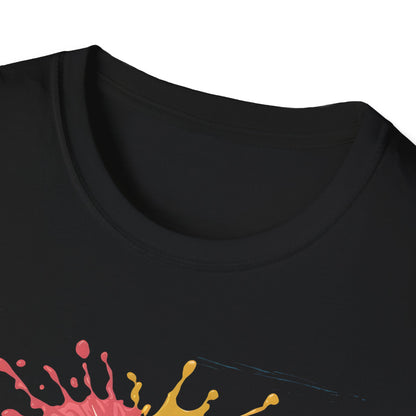 Fruit Blender Splash - Painterly Smoothie Art Beverage T-shirt