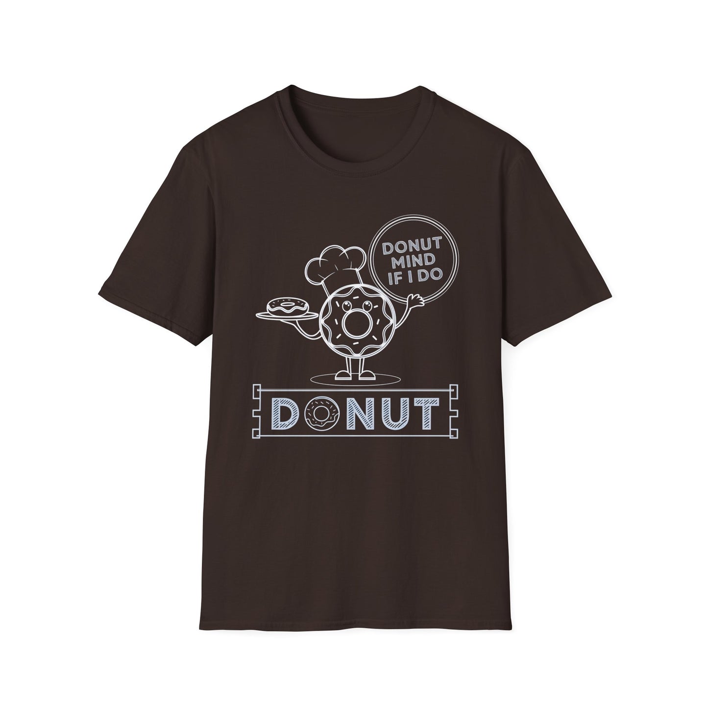 Donut Mind If I Do - Funny Chef Donut Pun Bakery T-shirt