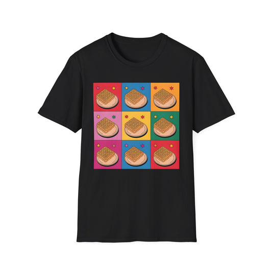 Waffles Pop Art - Retro Food Pattern Bakery T-shirt