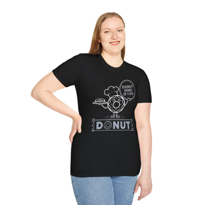 Donut Mind If I Do - Funny Chef Donut Pun Bakery T-shirt