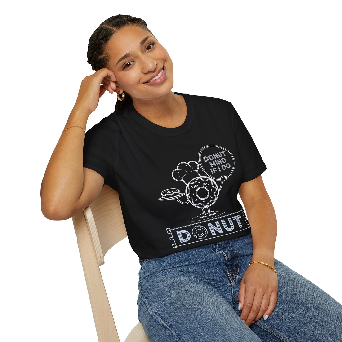 Donut Mind If I Do - Funny Chef Donut Pun Bakery T-shirt