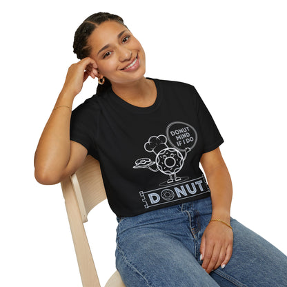 Donut Mind If I Do - Funny Chef Donut Pun Bakery T-shirt