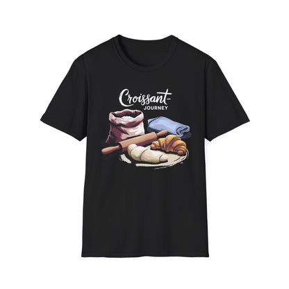 Croissant Journey - A Baker's Art, Bakery T-shirt
