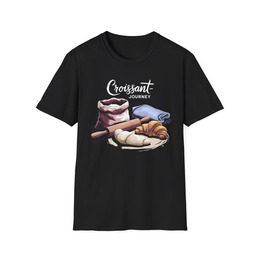 Croissant Journey - A Baker's Art, Bakery T-shirt