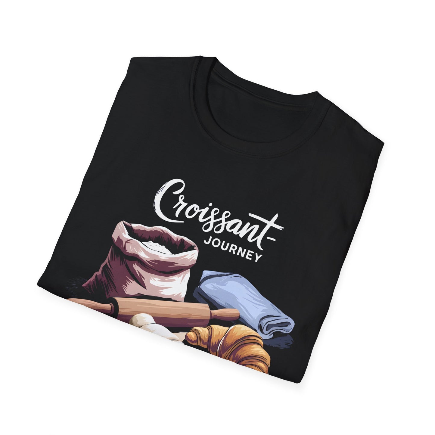 Croissant Journey - A Baker's Art, Bakery T-shirt