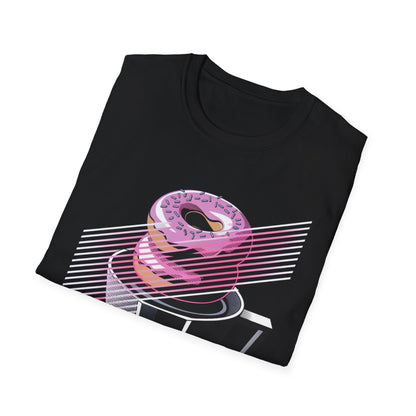 Stack Protocol: Coffee and Donut Abstract Bakery T-shirt