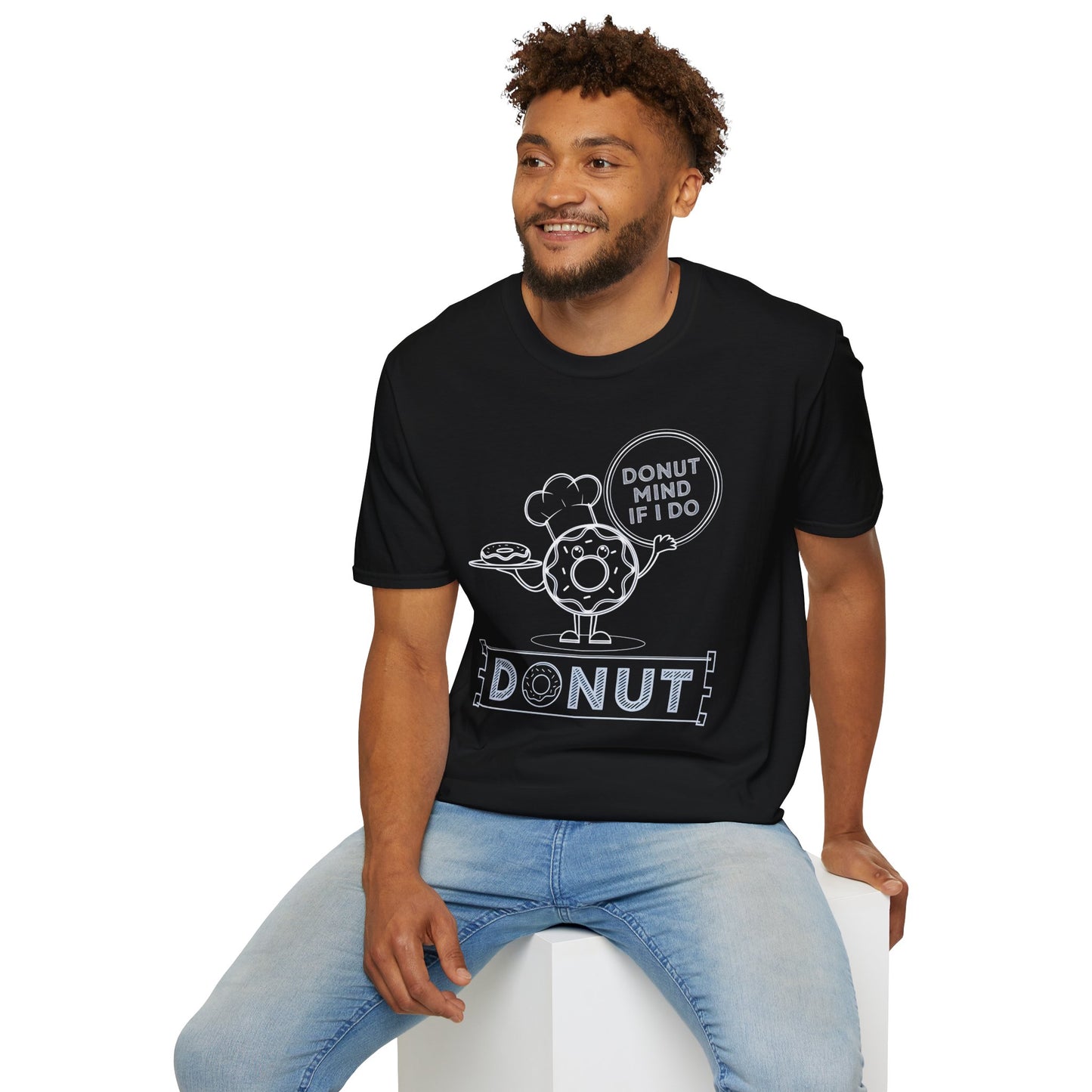 Donut Mind If I Do - Funny Chef Donut Pun Bakery T-shirt