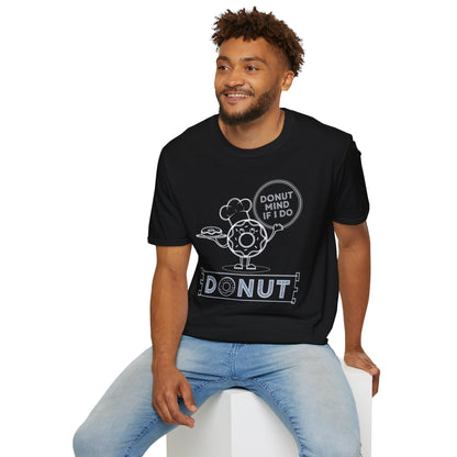 Donut Mind If I Do - Funny Chef Donut Pun Bakery T-shirt