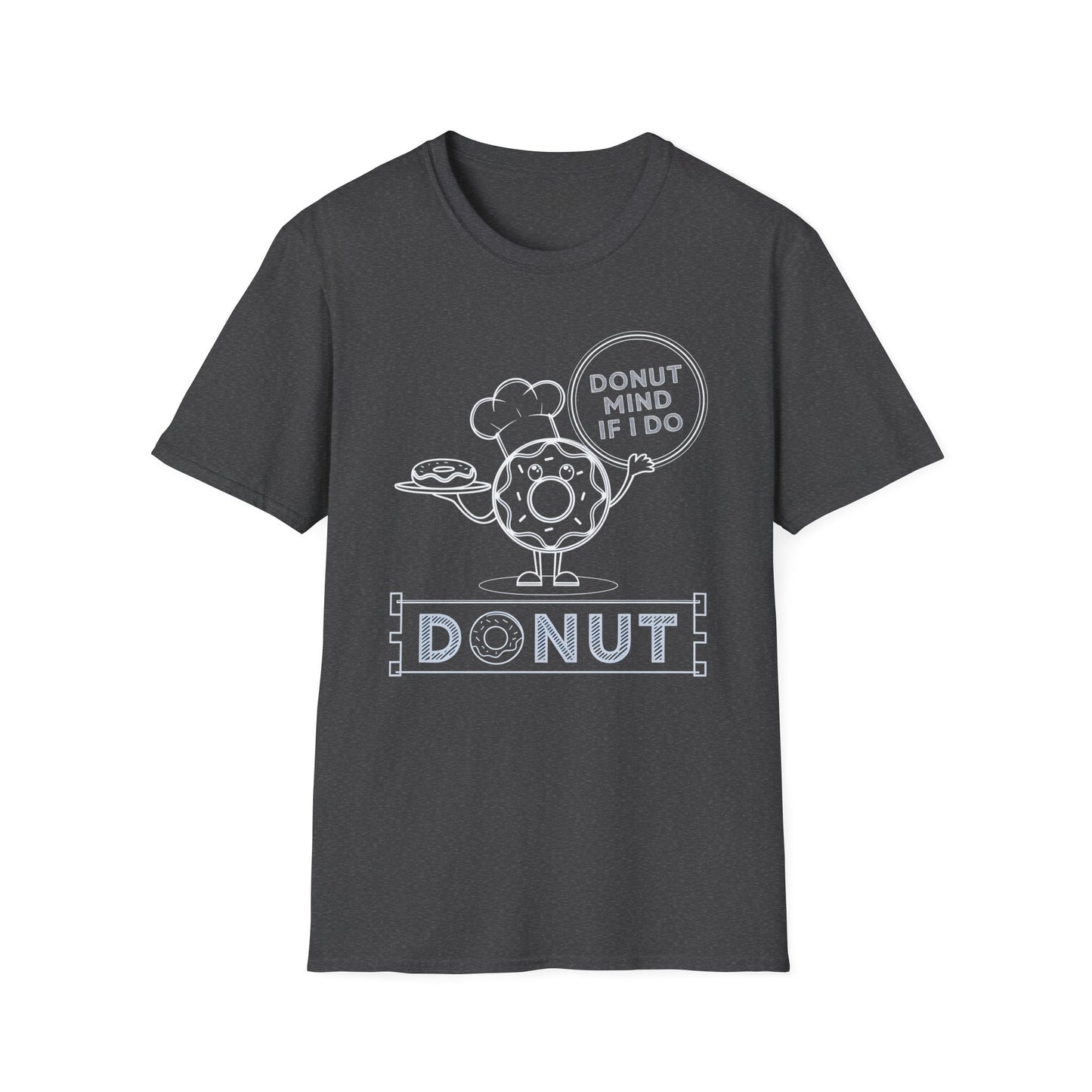 Donut Mind If I Do - Funny Chef Donut Pun Bakery T-shirt