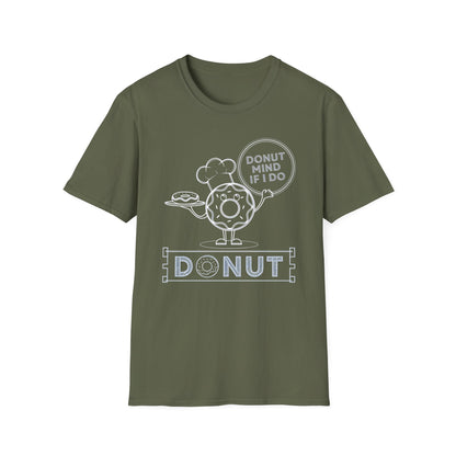 Donut Mind If I Do - Funny Chef Donut Pun Bakery T-shirt